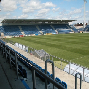 Stadtfußballstadion Miroslava Valenty, Uherské Hradiště, Tschechien