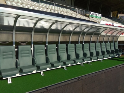 Football stadium „STŘELNICE, Jablonec nad Nisou“ – soccer benches